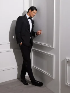 Silbon Formal Y Etiqueta·Chaqués Y Esmoquin-Pantalon esmoquin Negro