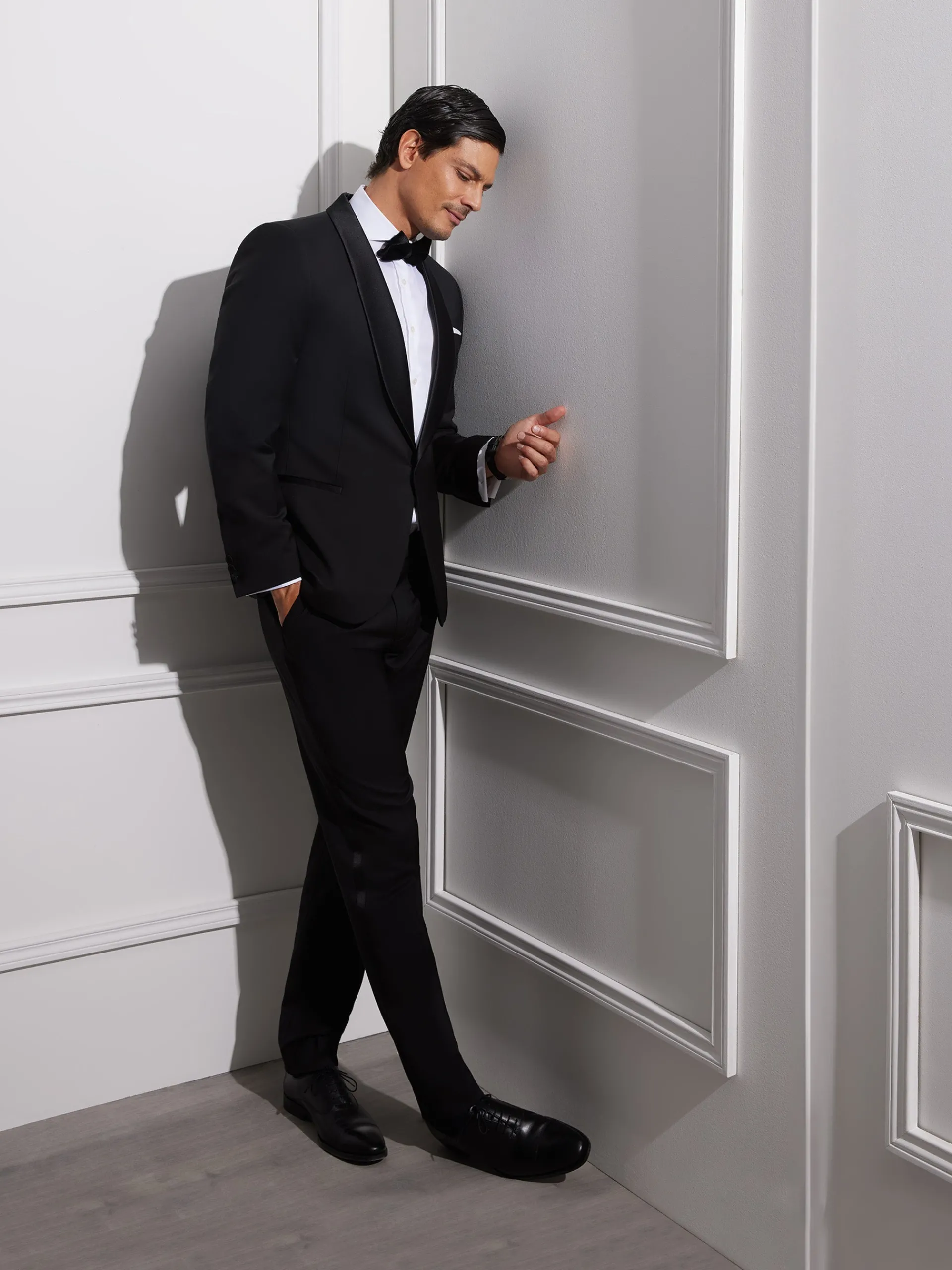 Silbon Formal Y Etiqueta·Chaqués Y Esmoquin-Pantalon esmoquin Negro