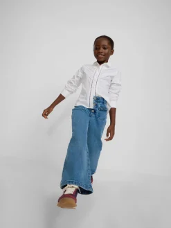 Silbon Pantalones-Pantalon girl bolsillos trenza Denim