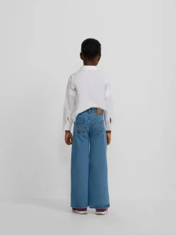 Silbon Pantalones-Pantalon girl bolsillos trenza Denim