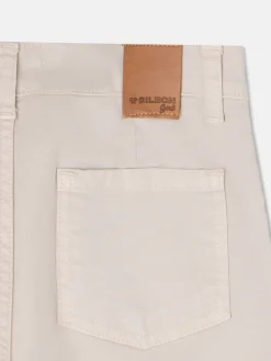 Silbon Pantalones-Pantalon girl cargo Beige