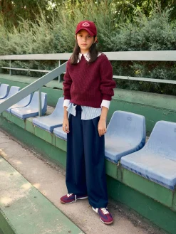 Silbon Pantalones-Pantalon girl lazada azul marino Azul&nbsp;marino