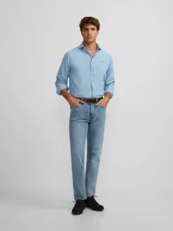 Silbon Smart Casual·Pantalones Y Vaqueros-Pantalon sport denim azul medio Azul&nbsp;medio