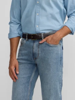 Silbon Smart Casual·Pantalones Y Vaqueros-Pantalon sport denim azul medio Azul&nbsp;medio