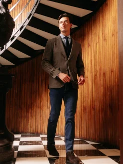 Silbon Smart Casual·Pantalones Y Vaqueros-Pantalon sport denim azul oscuro Azul&nbsp;oscuro