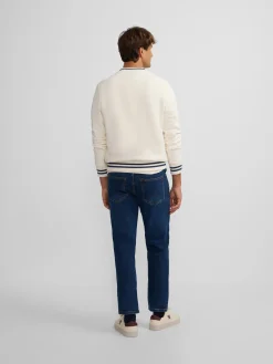 Silbon Smart Casual·Pantalones Y Vaqueros-Pantalon sport denim azul oscuro Azul&nbsp;oscuro