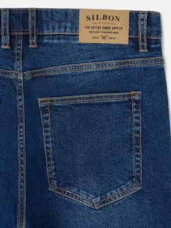 Silbon Smart Casual·Pantalones Y Vaqueros-Pantalon sport denim azul oscuro Azul&nbsp;oscuro