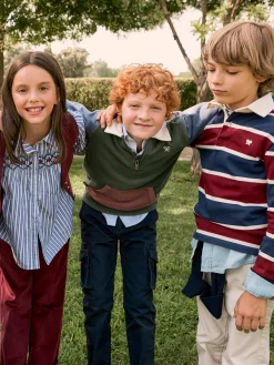 Silbon Pantalones-Pantalon sport kids cargo style azul marino Azul&nbsp;marino