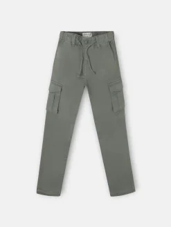 Silbon Pantalones-Pantalon sport kids cargo style Verde