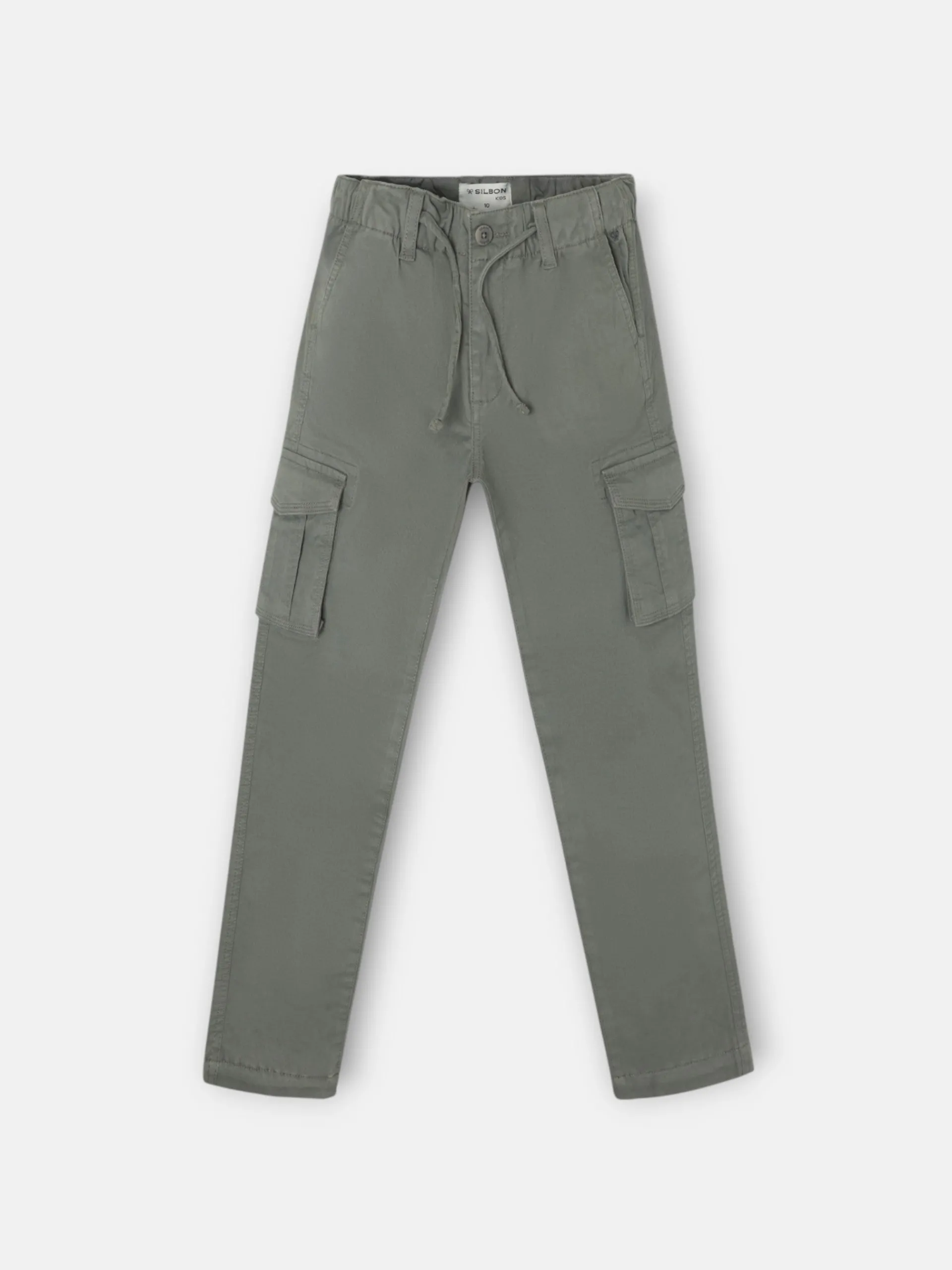 Silbon Pantalones-Pantalon sport kids cargo style Verde