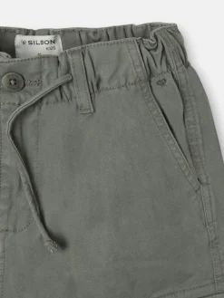 Silbon Pantalones-Pantalon sport kids cargo style Verde