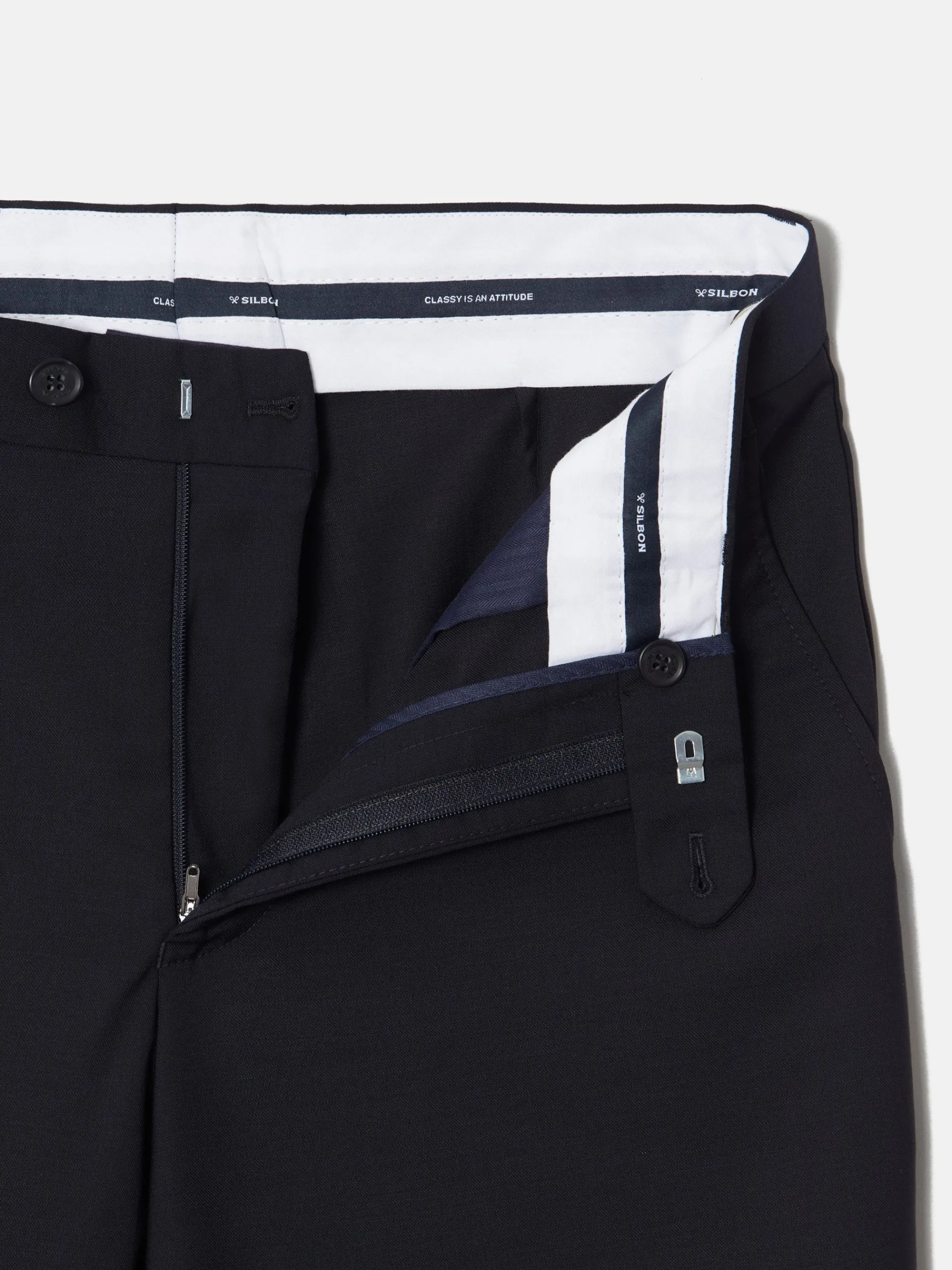 Silbon Formal Y Etiqueta·Trajes-Pantalon traje cruzado stretch azul marino Azul marino