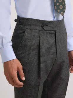 Silbon Formal Y Etiqueta·Trajes-Pantalon traje pata de gallo Gris