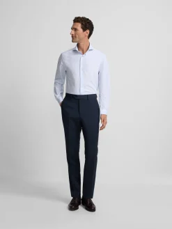 Silbon Formal Y Etiqueta·Pantalones De Vestir-Pantalon vestir classic azul medio Azul&nbsp;medio