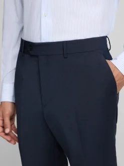 Silbon Formal Y Etiqueta·Pantalones De Vestir-Pantalon vestir classic azul medio Azul&nbsp;medio