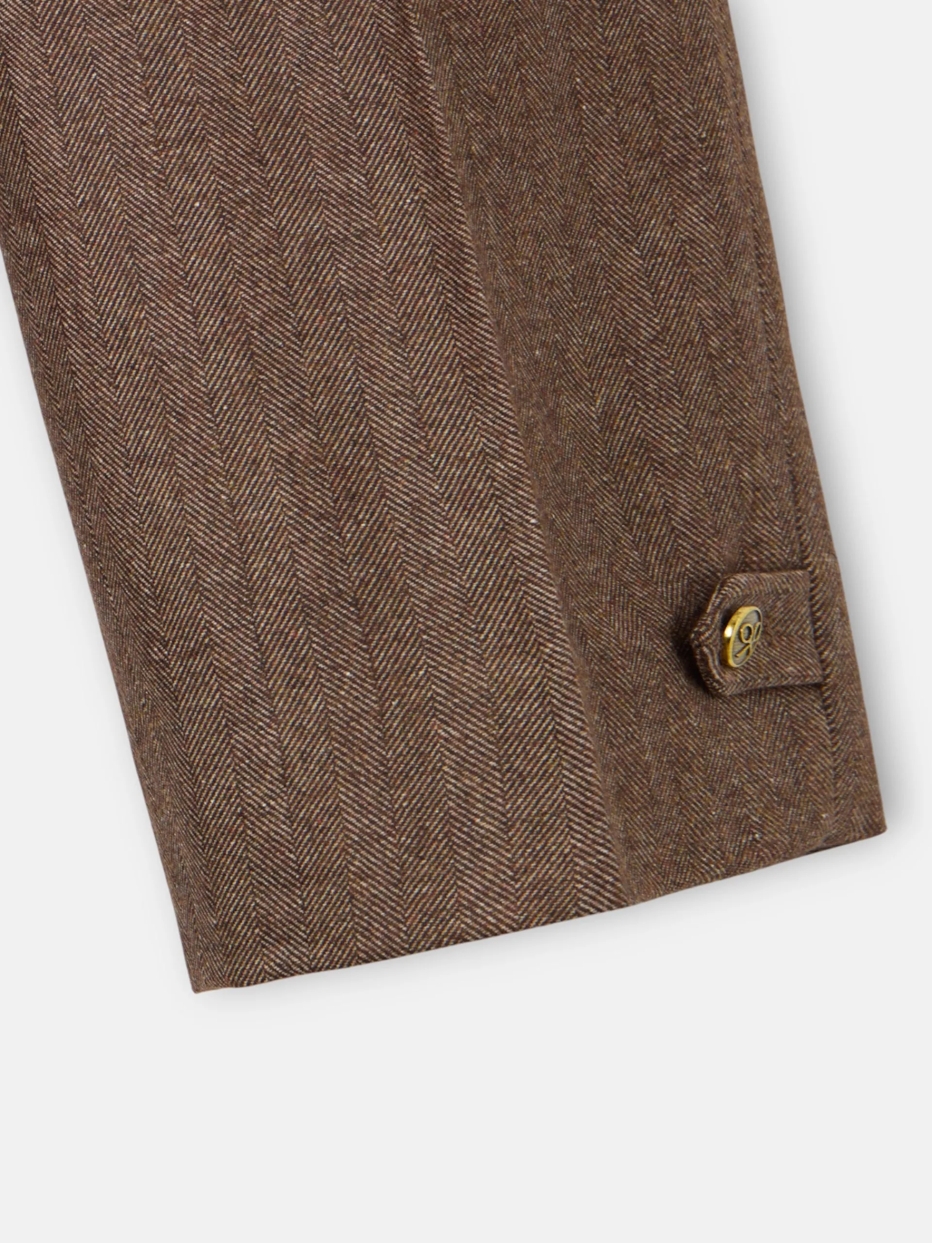 Silbon Pantalones-Pantalon vestir detalles espiga Marron