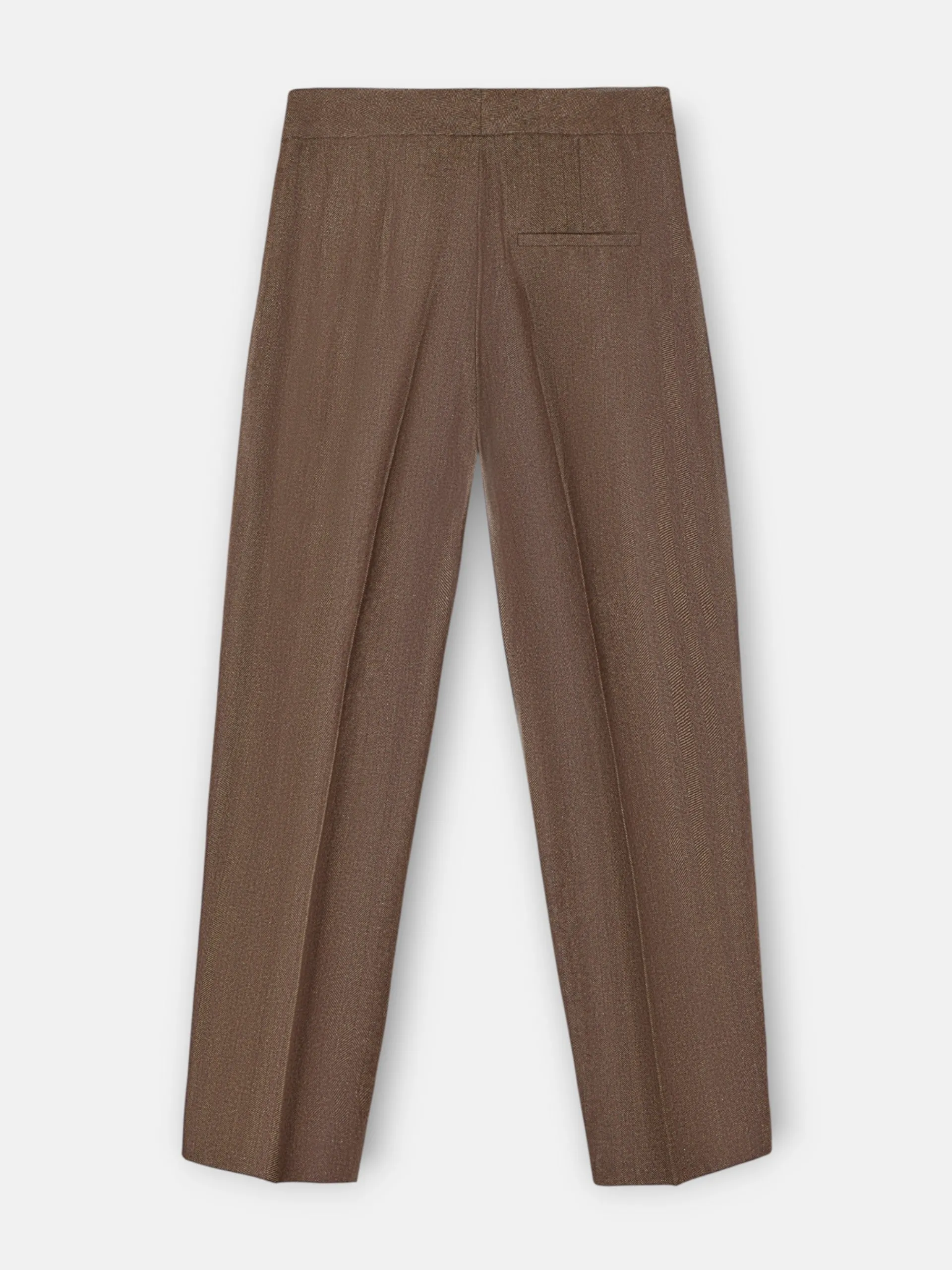 Silbon Pantalones-Pantalon vestir detalles espiga Marron