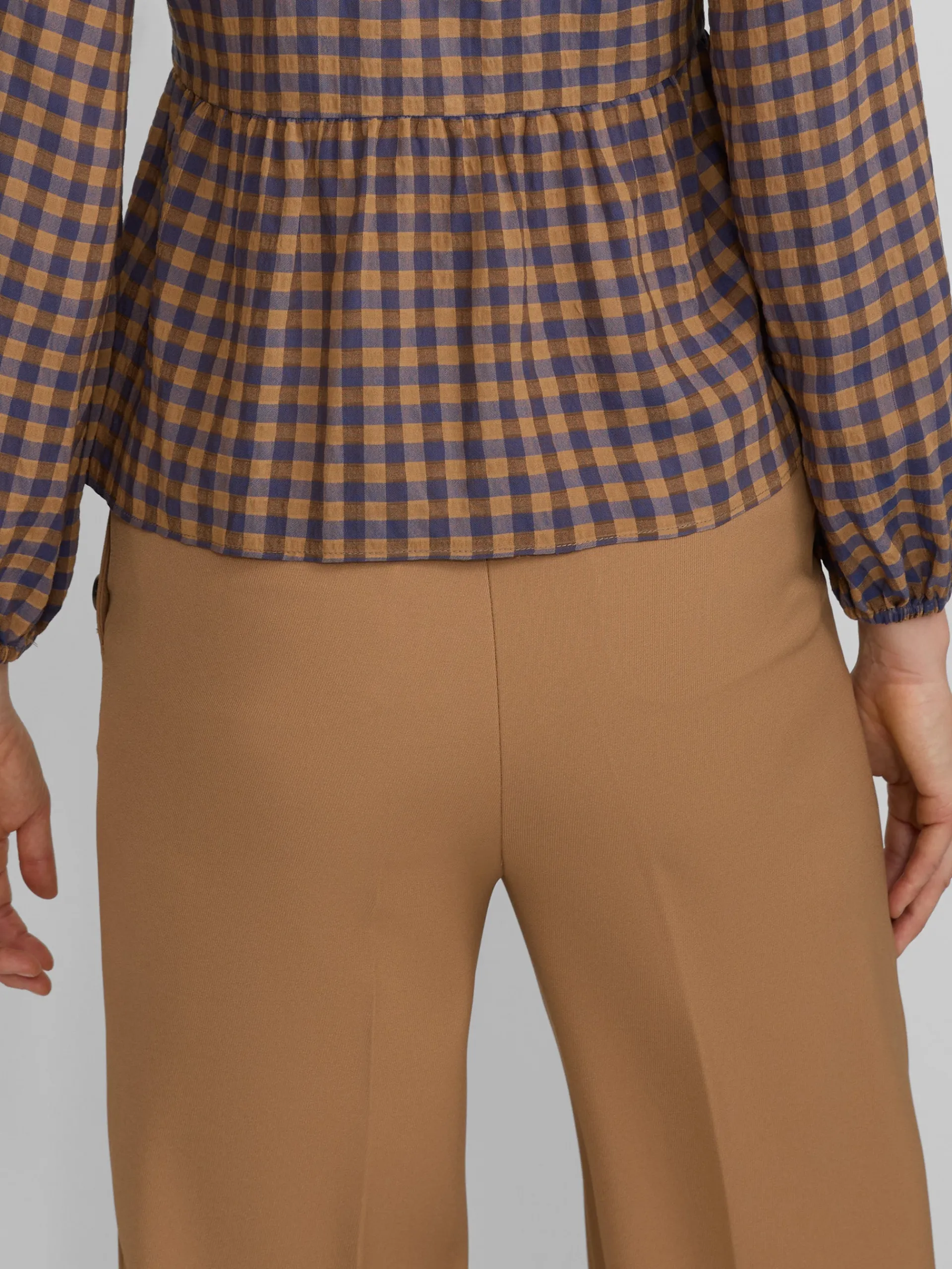 Silbon Pantalones-Pantalon vestir marinero Camel