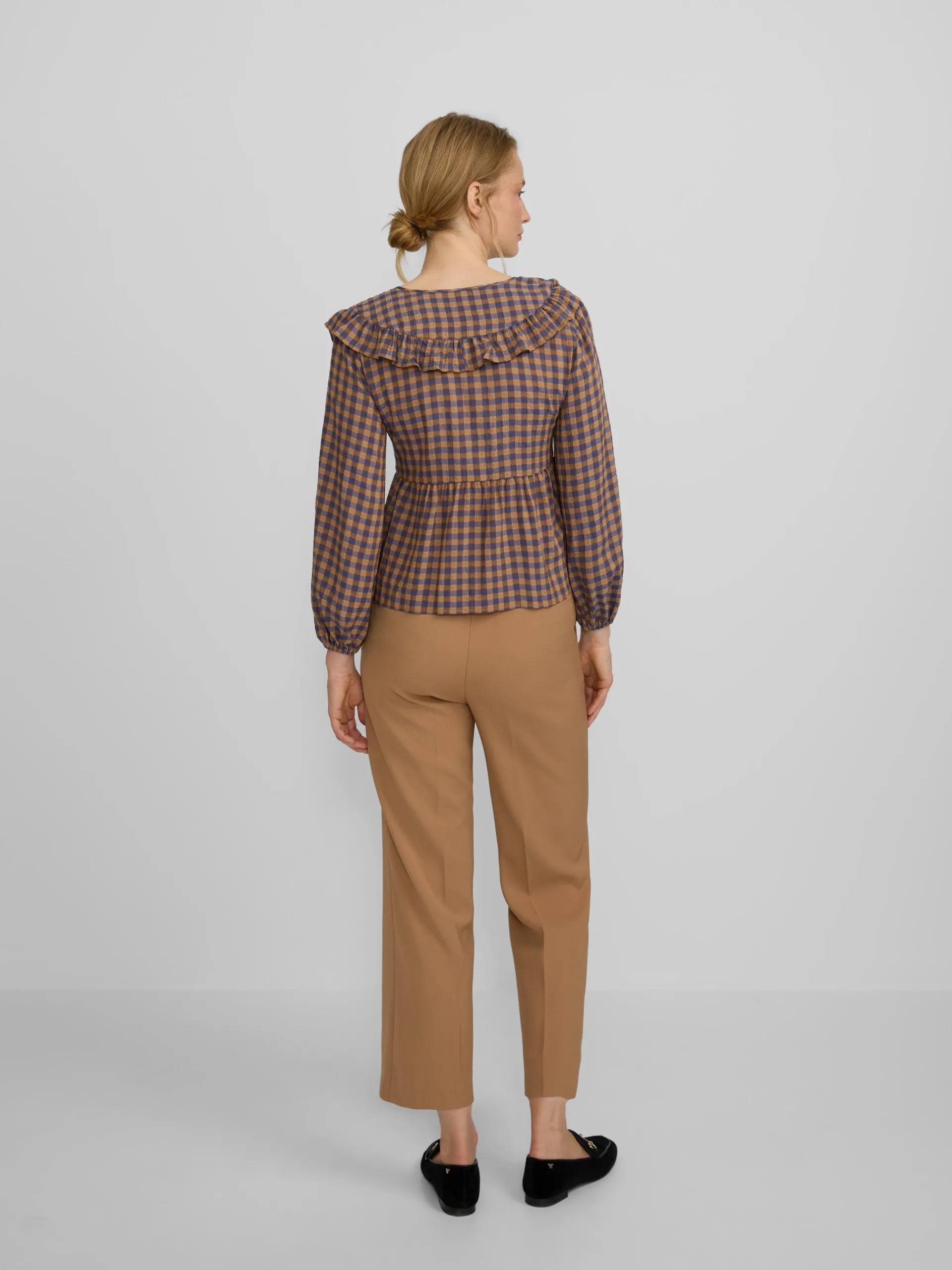 Silbon Pantalones-Pantalon vestir marinero Camel