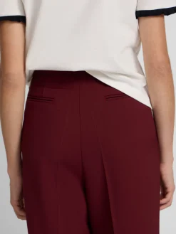 Silbon Pantalones-Pantalon vestir marinero Burdeos