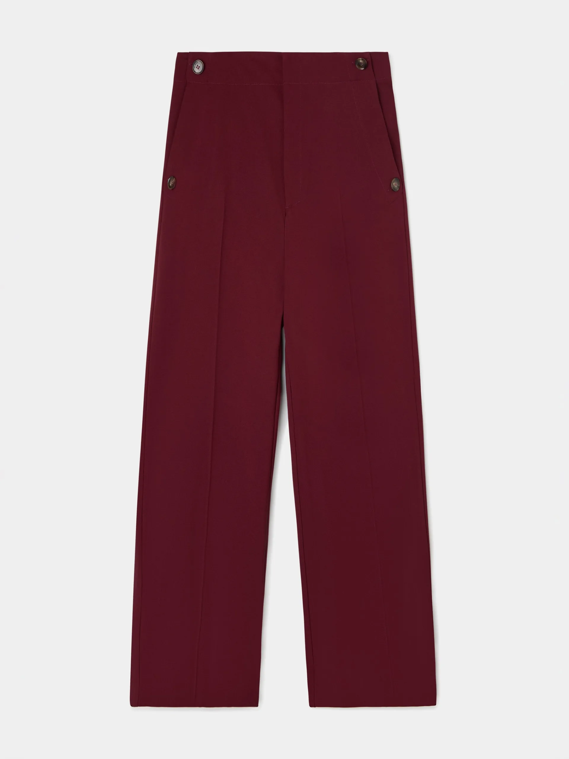 Silbon Pantalones-Pantalon vestir marinero Burdeos