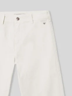 Silbon Pantalones-Pantalon woman culotte bolsillos Crudo