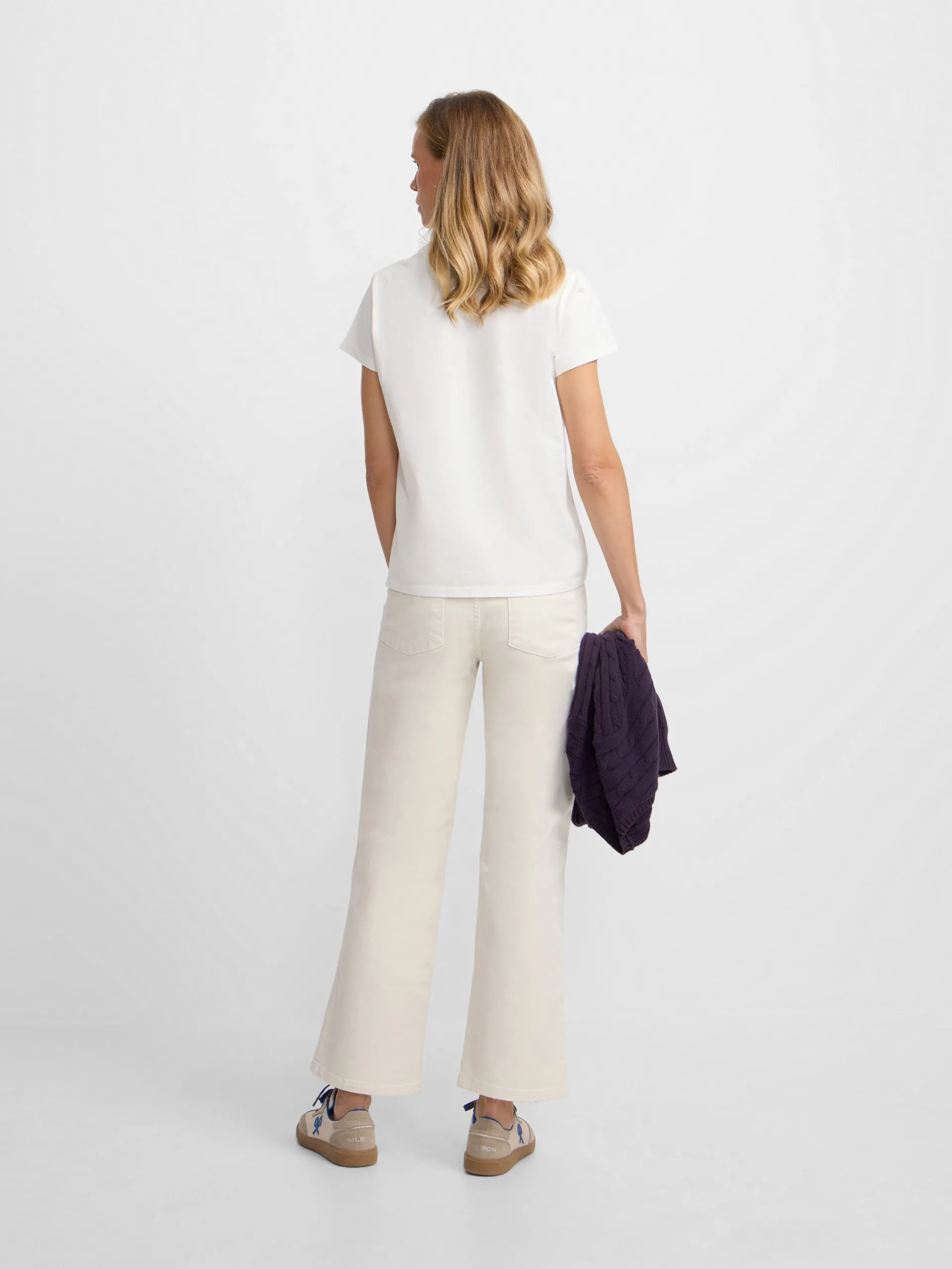 Silbon Pantalones-Pantalon woman culotte bolsillos Crudo