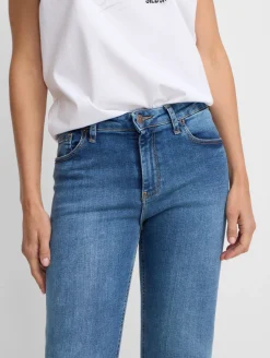 Silbon Pantalones-Pantalon woman slim fit denim medio Azul&nbsp;medio