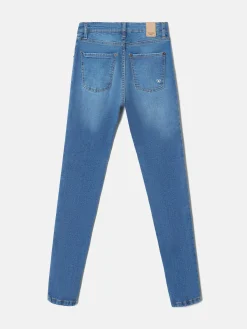 Silbon Pantalones-Pantalon woman slim fit denim medio Azul medio