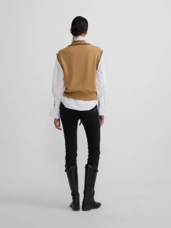 Silbon Pantalones-Pantalon woman slim fit Negro