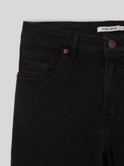 Silbon Pantalones-Pantalon woman slim fit Negro
