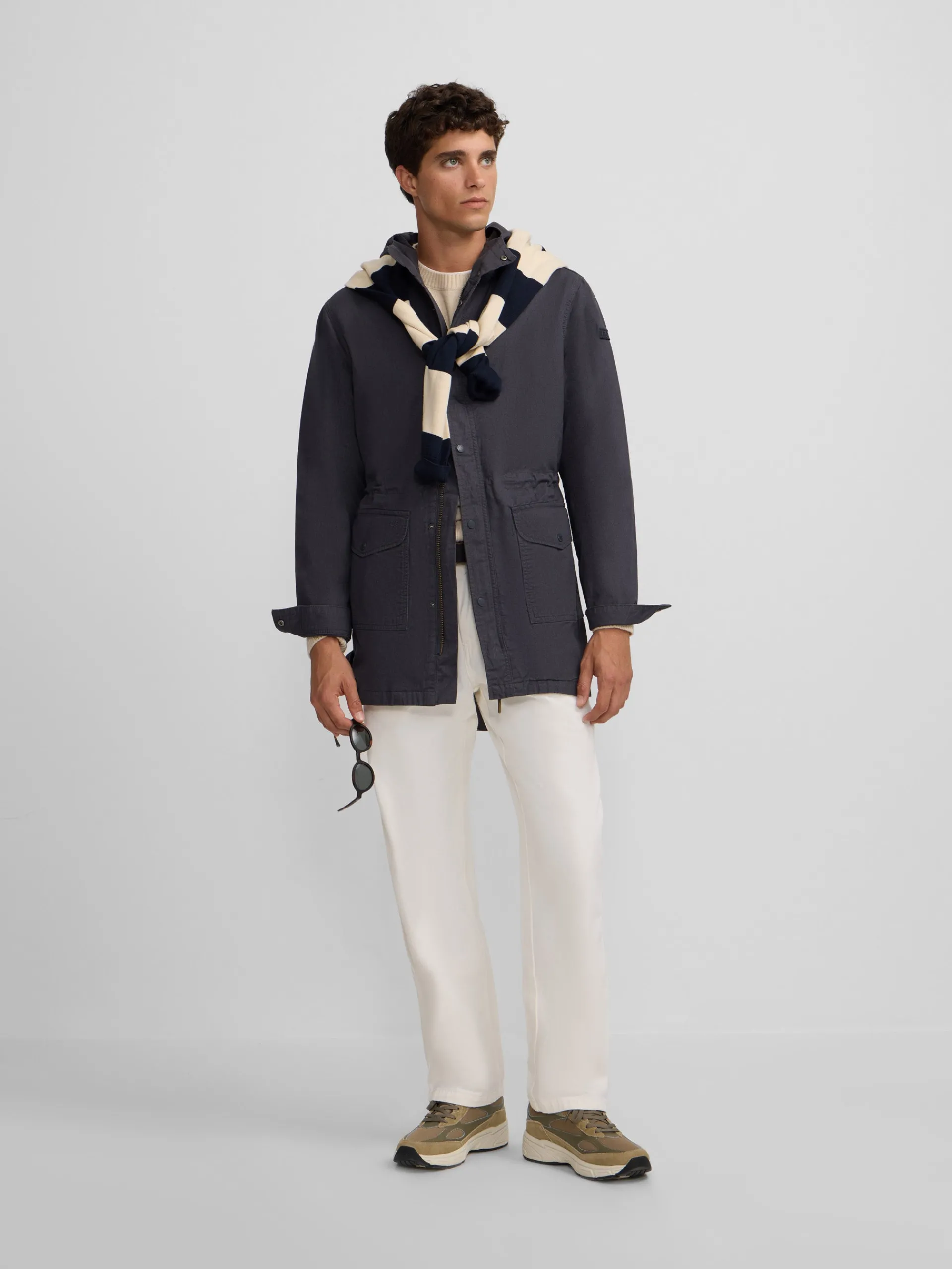 Silbon Smart Casual·Abrigos Y Cazadoras-Parka casual azul marino Azul marino