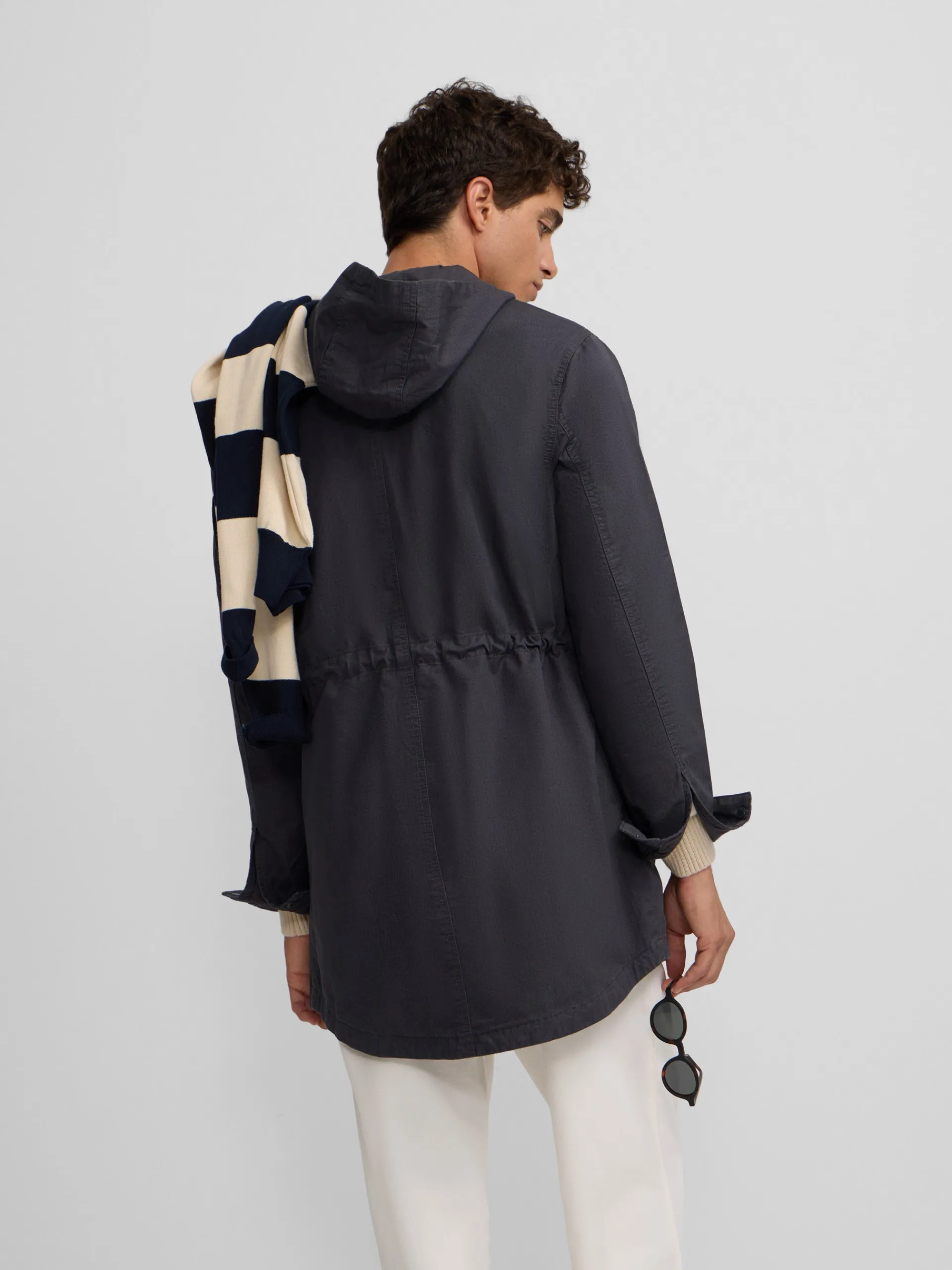 Silbon Smart Casual·Abrigos Y Cazadoras-Parka casual azul marino Azul marino