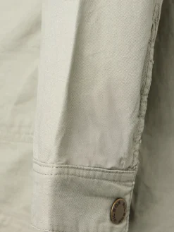 Silbon Smart Casual·Abrigos Y Cazadoras-Parka garment dye Verde