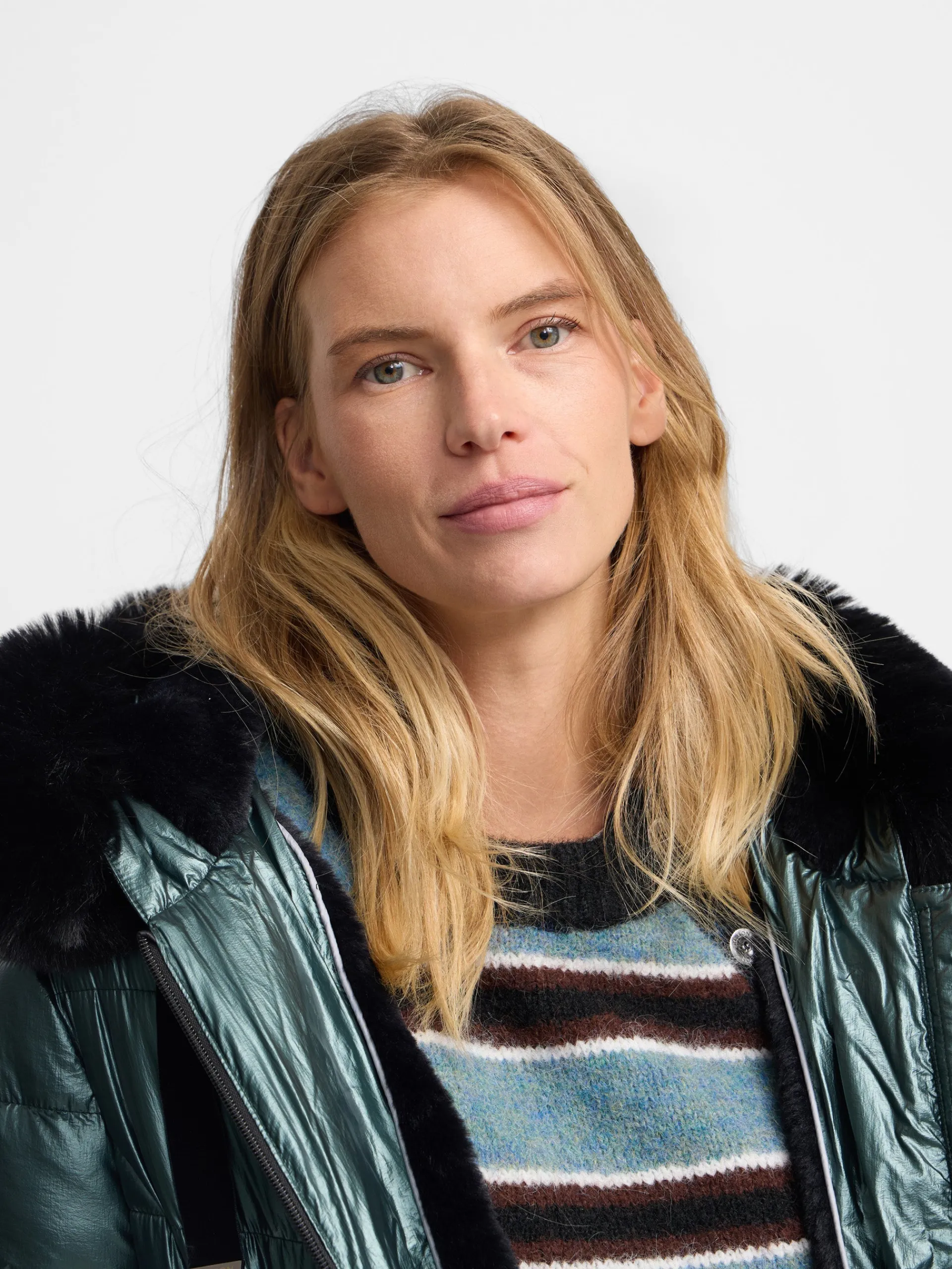 Silbon Abrigos Y Exterior-Parka larga acolchada Verde