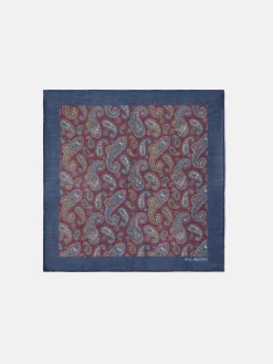 Silbon Accesorios·Corbatas, Pajaritas Y Pañuelos-Pañuelo cachemir Burdeos