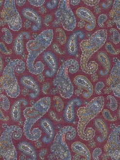 Silbon Accesorios·Corbatas, Pajaritas Y Pañuelos-Pañuelo cachemir Burdeos