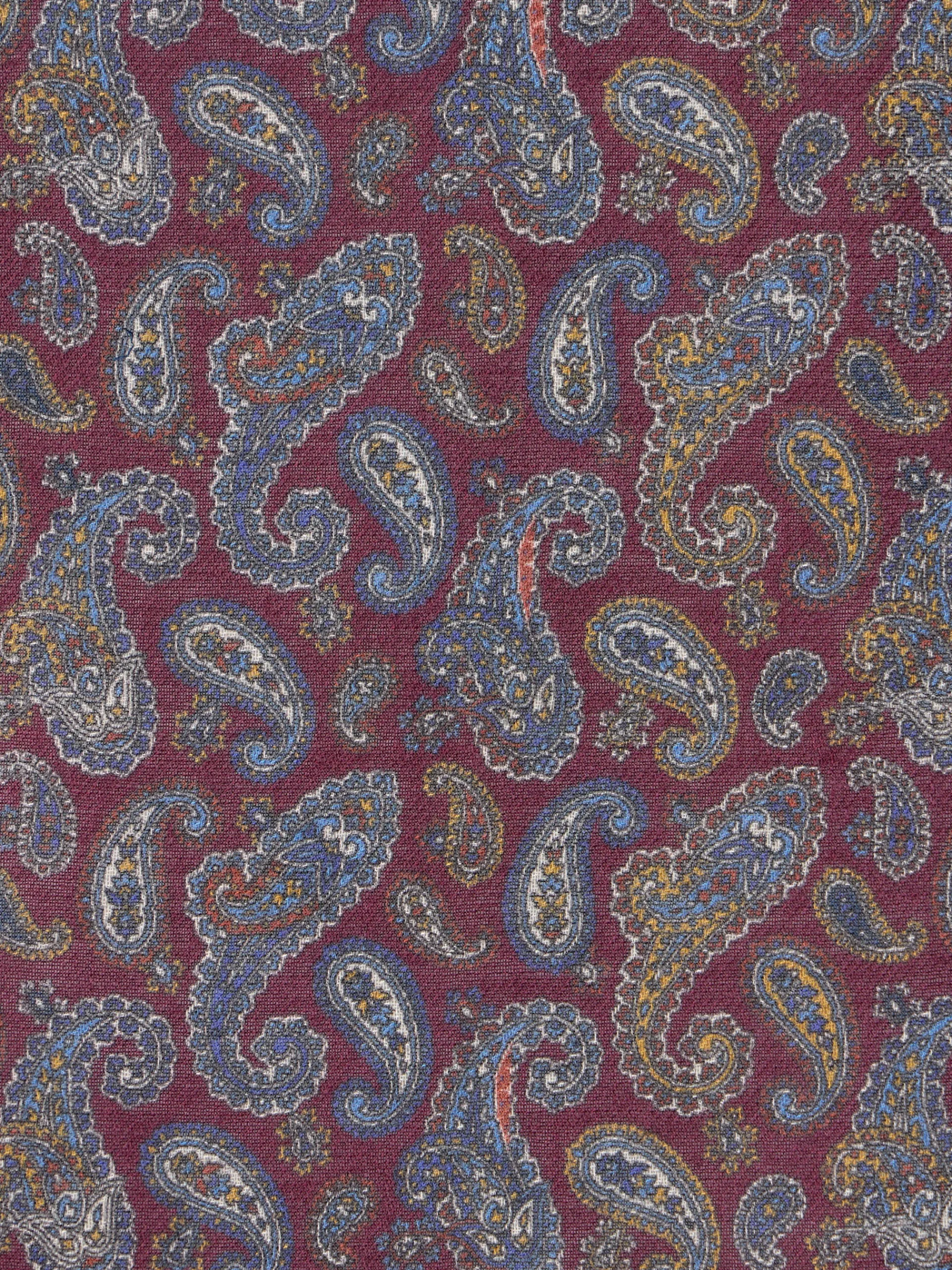 Silbon Accesorios·Corbatas, Pajaritas Y Pañuelos-Pañuelo cachemir Burdeos