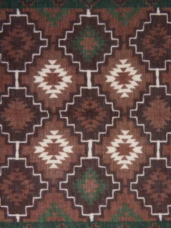 Silbon Accesorios·Corbatas, Pajaritas Y Pañuelos-Pañuelo estampado etnico Verde