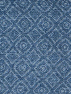 Silbon Accesorios·Corbatas, Pajaritas Y Pañuelos-Pañuelo motivo azulejo azul verde Azul&nbsp;verde