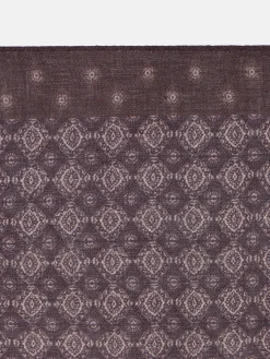 Silbon Accesorios·Corbatas, Pajaritas Y Pañuelos-Pañuelo motivo geometrico Marron