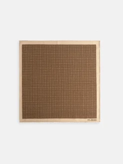 Silbon Accesorios·Corbatas, Pajaritas Y Pañuelos-Pañuelo topos perfil Verde