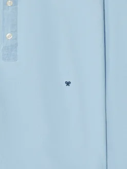 Silbon Smart Casual·Camisas Sport-Polera sport denim azul claro Azul&nbsp;claro