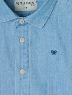 Silbon Camisas Y Poleras-Polera sport kids denim azul claro Azul&nbsp;claro