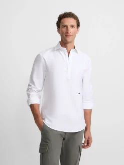 Silbon Smart Casual·Camisas Sport-Polera sport oxford blanca Blanco
