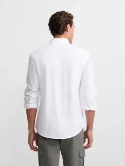 Silbon Smart Casual·Camisas Sport-Polera sport oxford blanca Blanco
