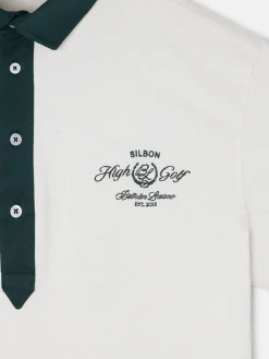 Silbon Smart Casual·Polos-Polo Beltran Lozano bolsillo bicolor Blanco