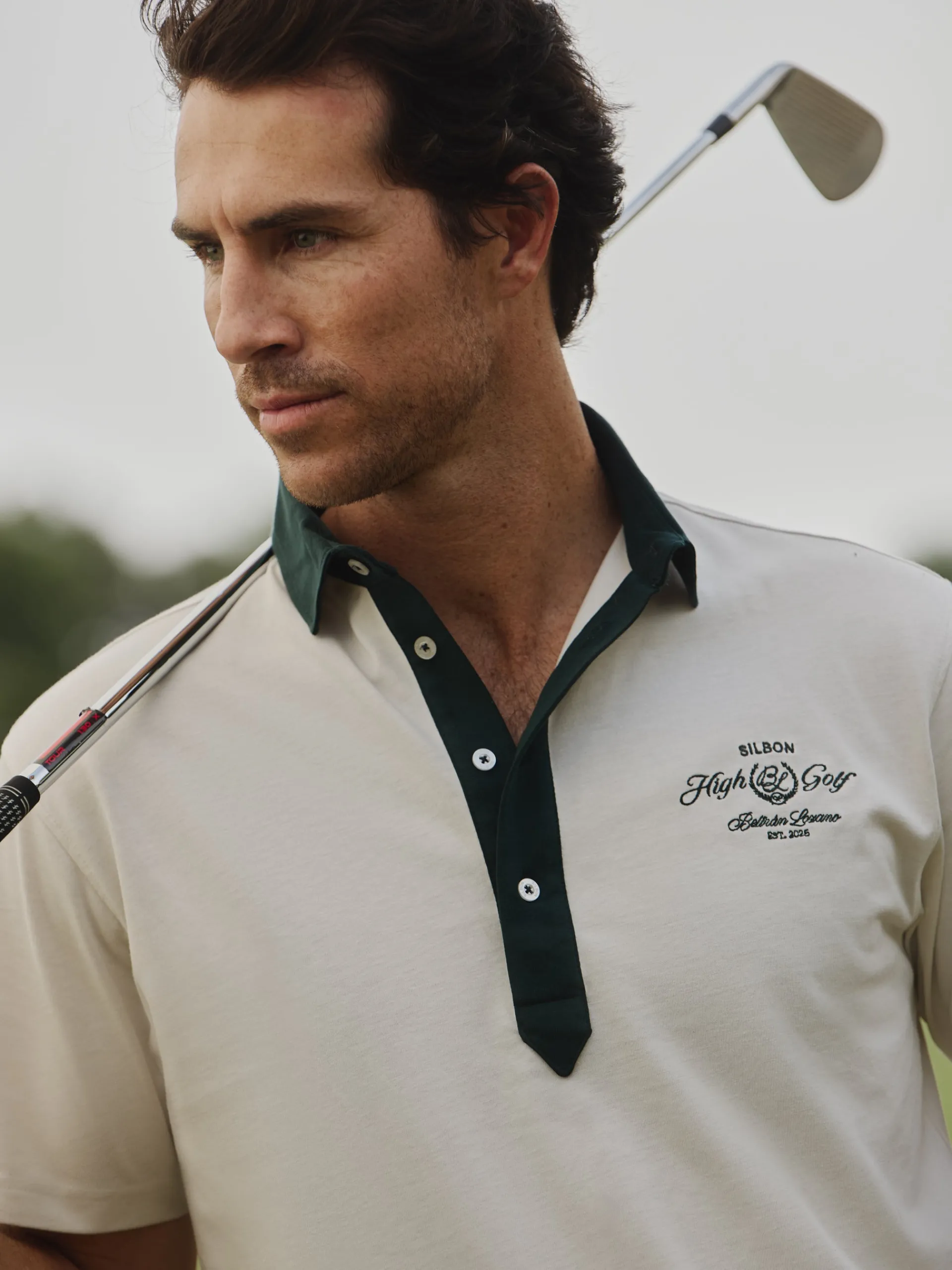 Silbon Smart Casual·Polos-Polo Beltran Lozano bolsillo bicolor Blanco