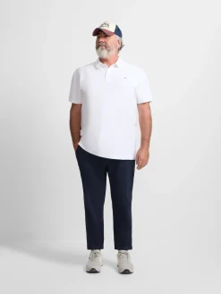 Silbon Smart Casual·Polos-Polo clasico liso Blanco