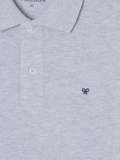 Silbon Smart Casual·Polos-Polo clasico liso gris claro Gris&nbsp;claro